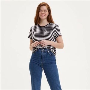 Levi’s Striped One Pocket Tee